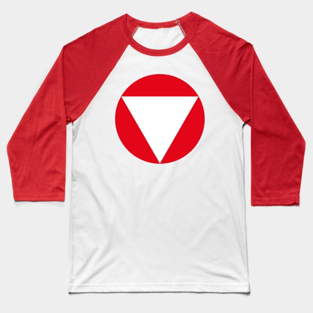 Austria Air Force Roundel Baseball T-Shirt by Lyvershop